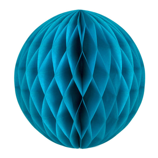Glacier Blue Honeycomb Ball Paper decoration UK