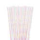 Iridescent Paper Straws | Pretty Little Party Supplies UK Qualatex