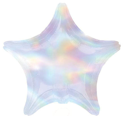 Iridescent Star Foil Balloons | Helium Balloons | Online Balloonery Anagram