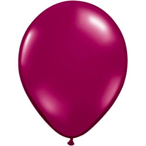 Burgundy Balloons | Plain Coloured Latex Balloons | Online Balloonery Qualatex