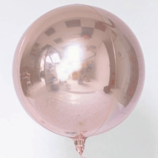 21" Orb Balloons | Rose Gold Orbz Balloons | Helium Balloons for Event Anagram