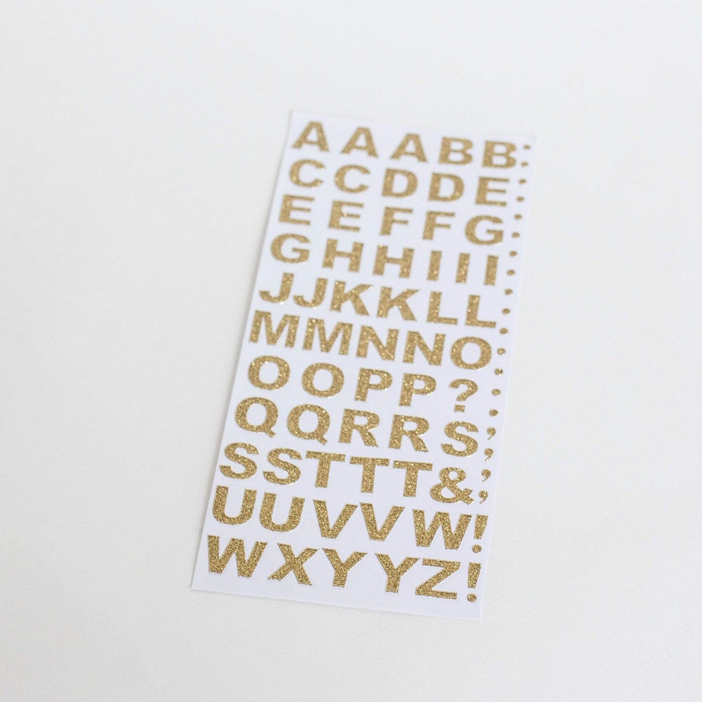 Gold Alphabet Letter Stickers | Party Craft | Pretty Little Party Shop House Parti