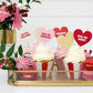 Love Heart Cake Toppers | Valentines Party Supplies | Modern Parties Party Deco