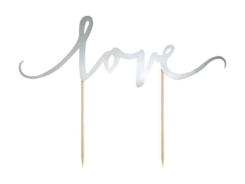 Wedding Cake Topper | Love Cake Topper | Pretty Little Party Shop Party Deco