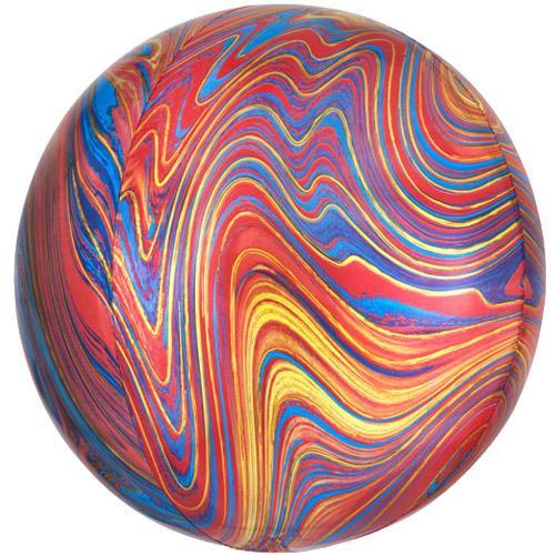 Marble Orb Balloon 16" Colourful | Marblez Orbz Balloons Anagram