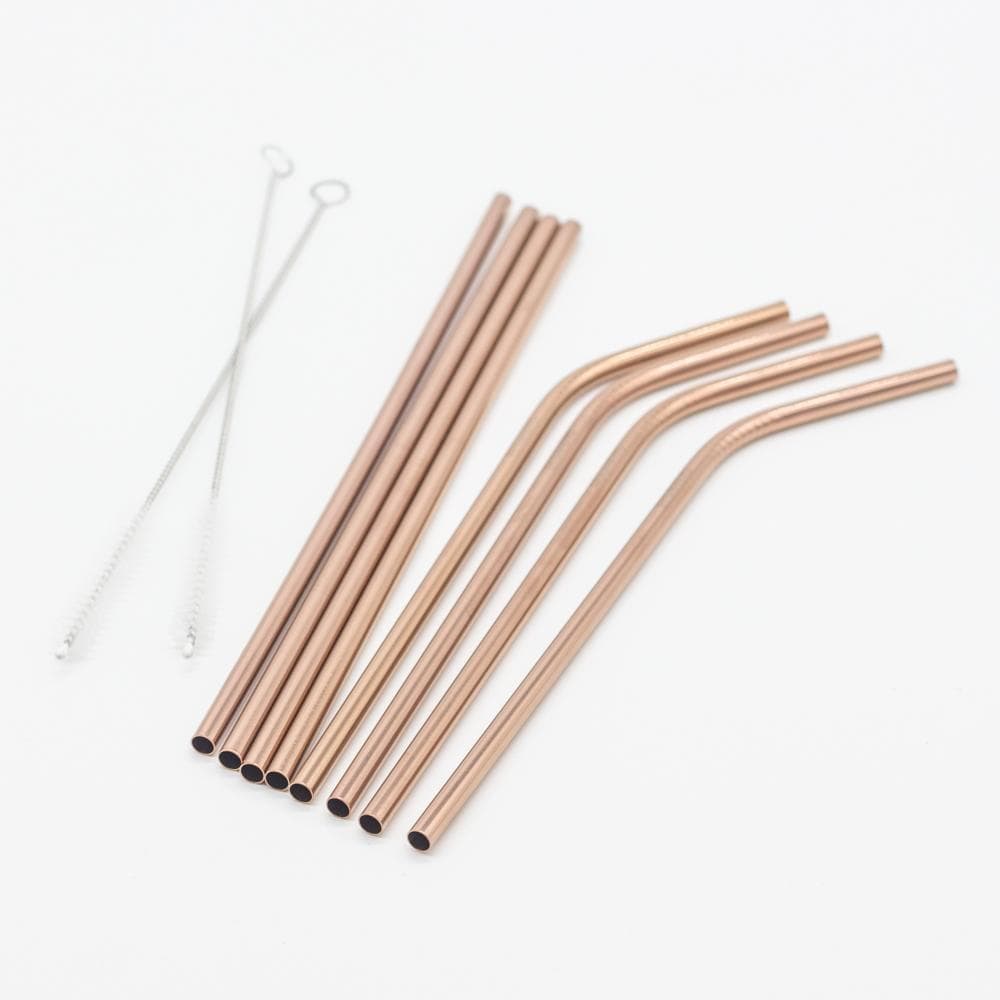 Copper Metal Reusable Drinking Straws | Eco Drinking Straws savisto