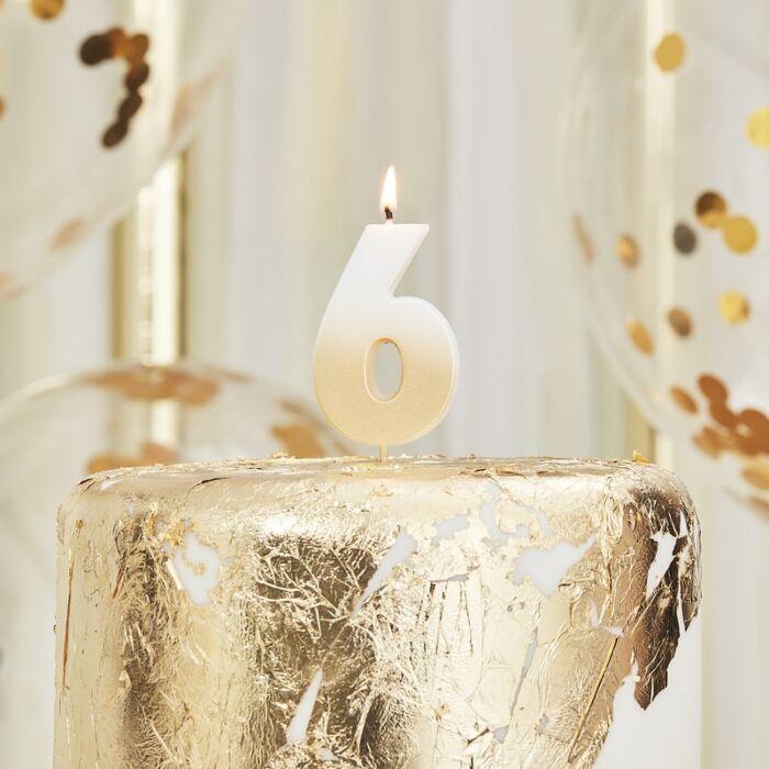 Milestone Birthday Candle | Number Candles Ginger Ray Ginger Ray