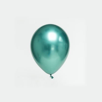 Green Mini Chrome Balloons | Metallic Balloons | Qualatex Balloons Qualatex