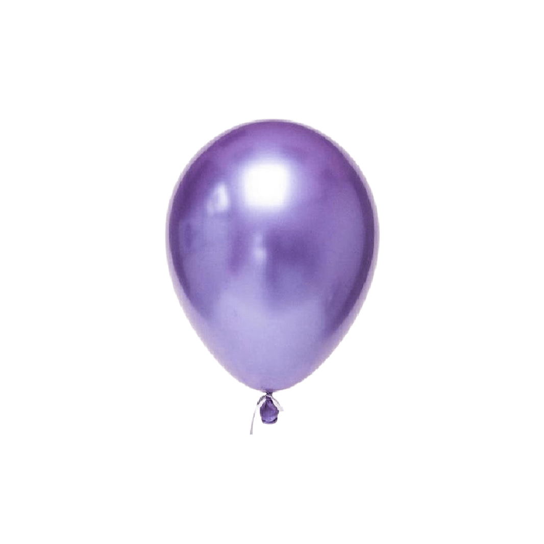 Purple Mini Chrome Balloons | Metallic Balloons | Qualatex Balloons Qualatex
