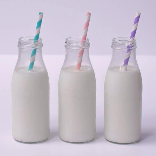 Glass Mini Milk Bottles | Pretty Little Party Shop UK