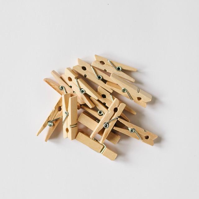 Mini Wooden Pegs | Party Craft Accessories | Pretty Little Party Shop Party Deco
