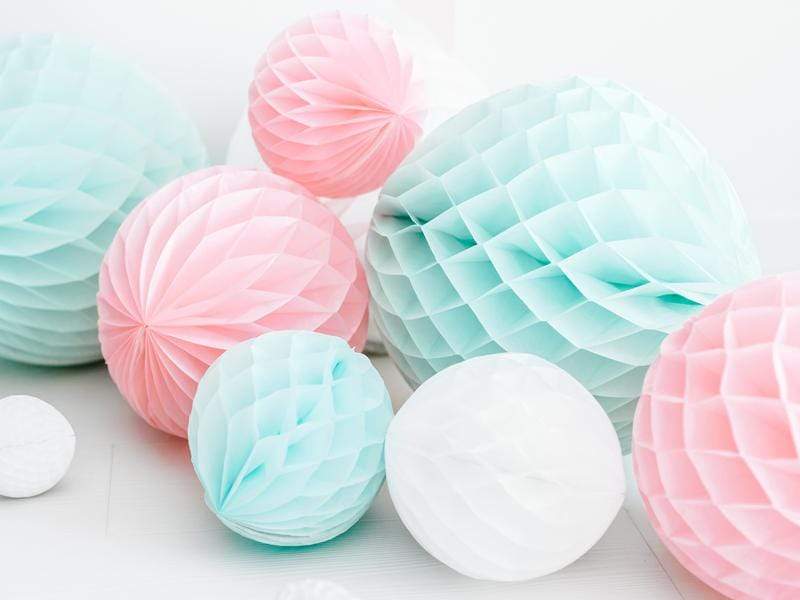 Mint Honeycomb Balls | Decorate a Wedding | Paper Party Décor Party Deco