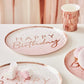 Ditsy Floral Rose Gold Party Party Plates | Pretty Party Plates UK Ginger Ray