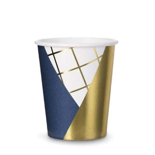 Navy Paper Cups | Adult Party Supplies | Modern Partyware UK Party Deco
