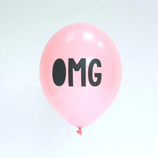OMG Balloons Pink | Unique Balloons | Modern Party Balloons UK Pretty Little Party Shop