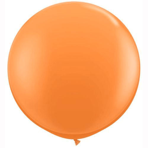 Orange Big Round Balloon | 3ft Jumbo Balloons | 36" Wedding Balloons Qualatex