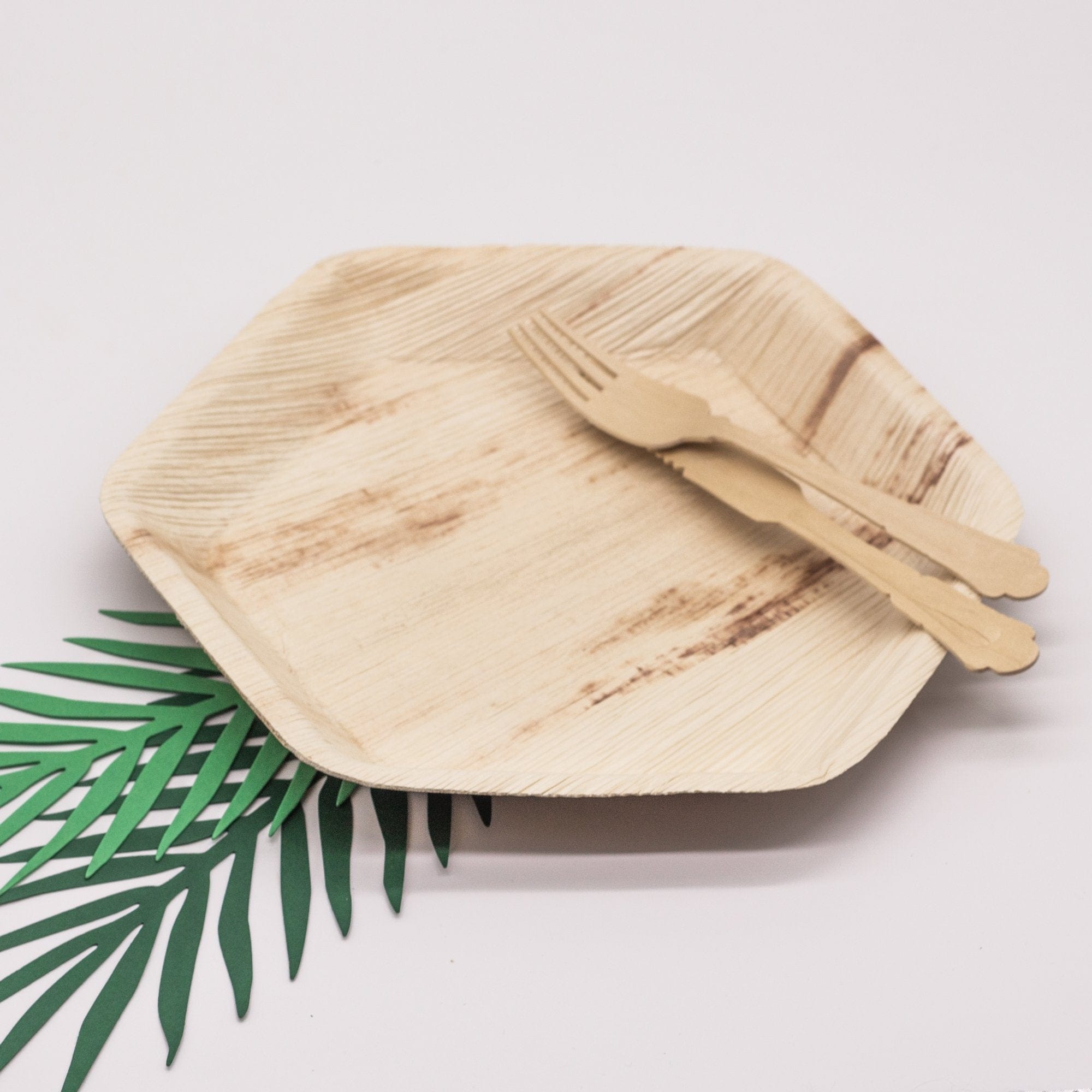 Ecofrindly palm leaf plates 10 pice 9,5