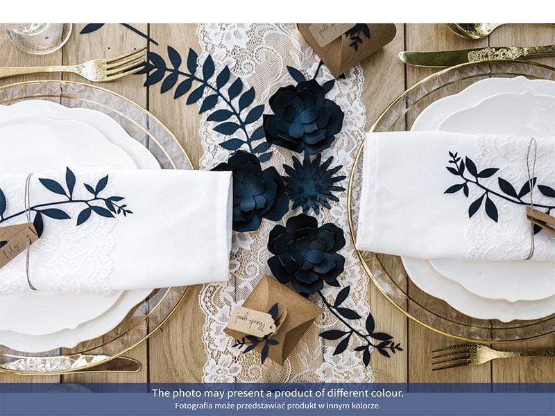 Paper flowers Decorations | Navy Paper Wedding Decorations Party Deco
