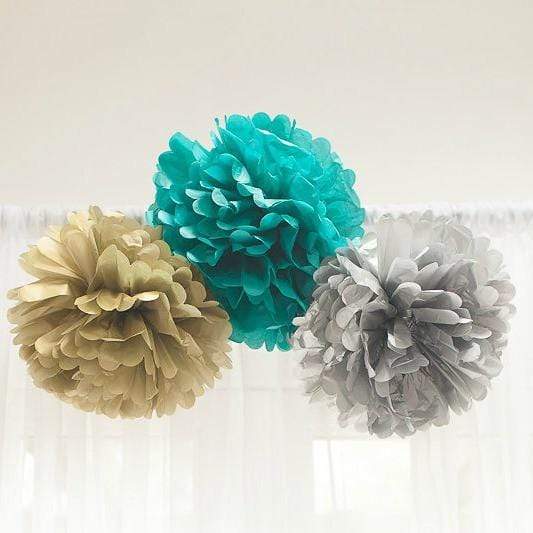 Tiffany Paper Pompoms | Paper Poms in all the colours Unique