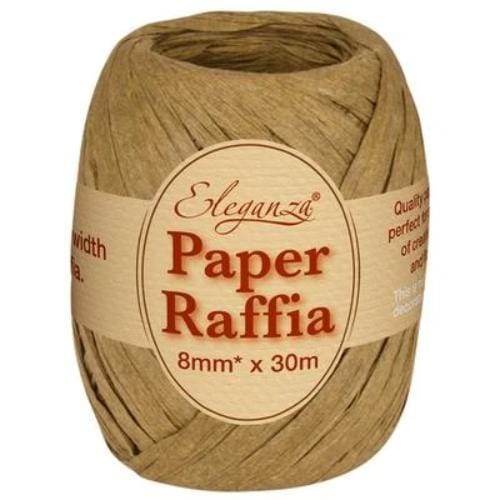 Natural Paper Raffia Ribbon | Eco biodegradable Balloon Ribbon Oaktree UK