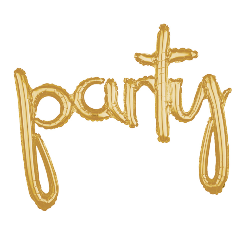 Party Word Balloon | Big Party Balloon Banner | Online Balloons UK – Pretty Little Party Shop
