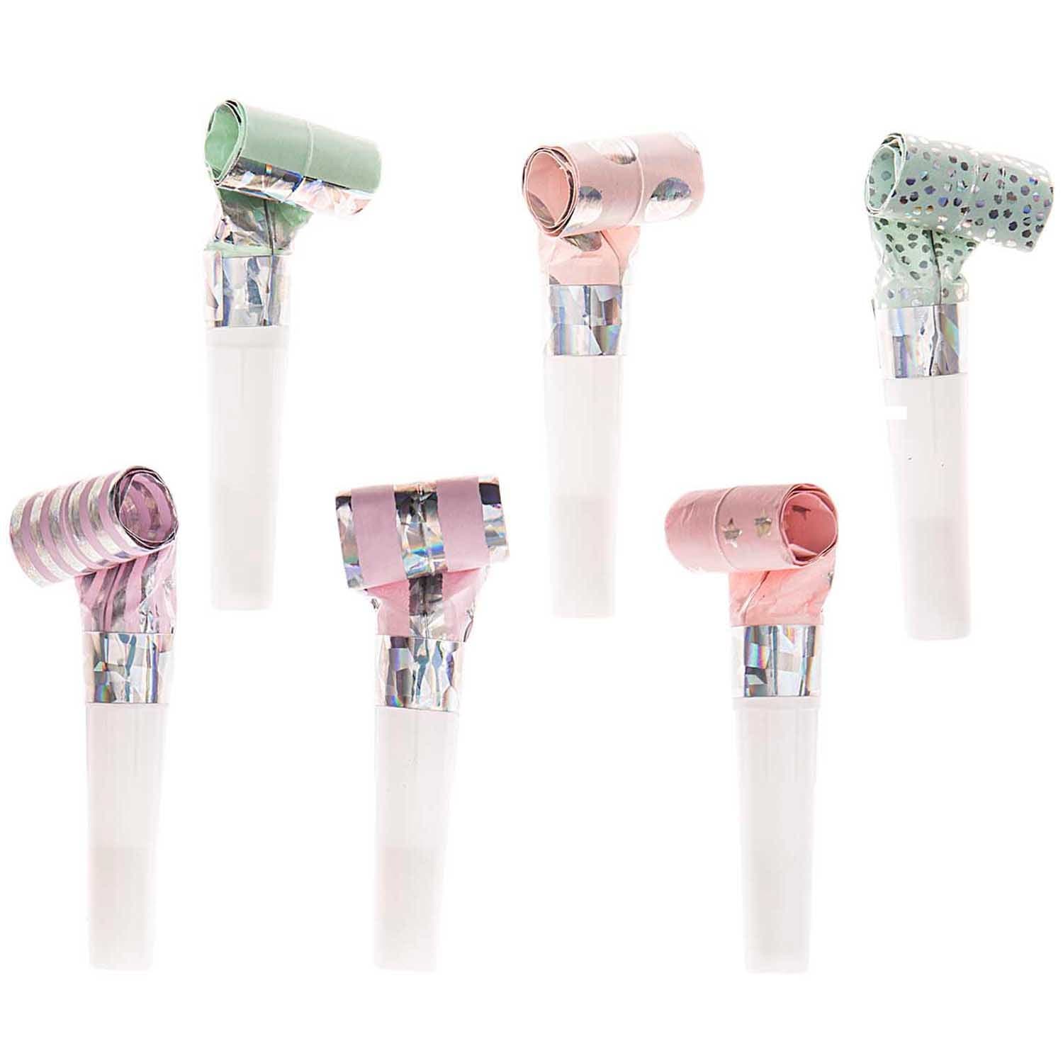 Pretty Pastel Party Blowers  | Fun Party Noisemakers Rico Design