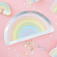 Pastel Rainbow Party Plates | Rainbow Party Plates | Ginger Ray UK Ginger Ray