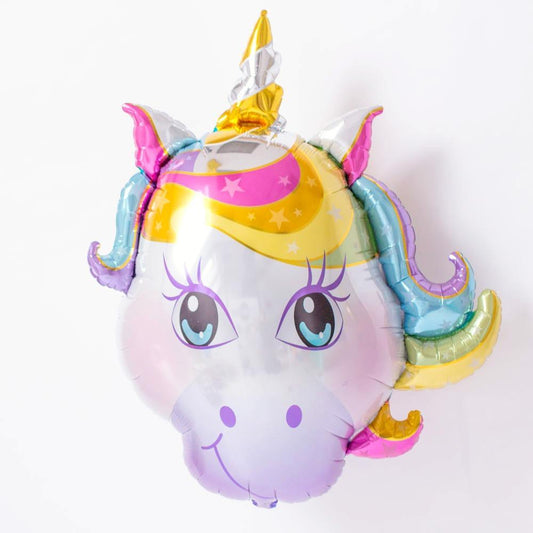 Giant Unicorn Balloon | Pastel Magical Unicorn Party - UK Qualatex