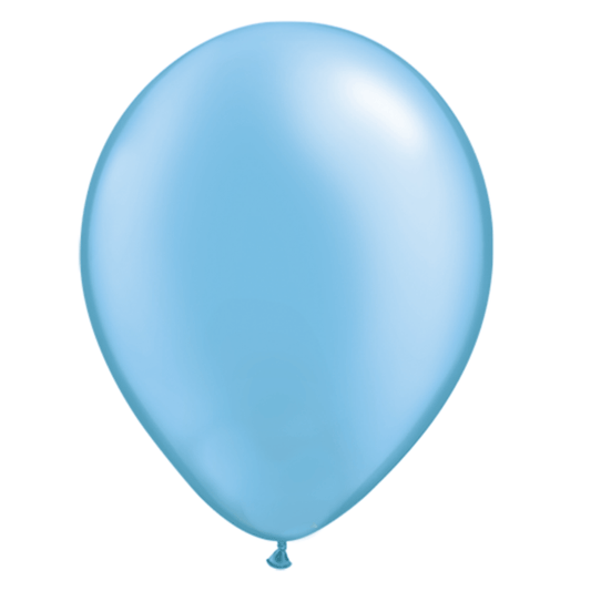 Azure Blue Balloons | Plain Latex Balloons | Online Balloonery Qualatex