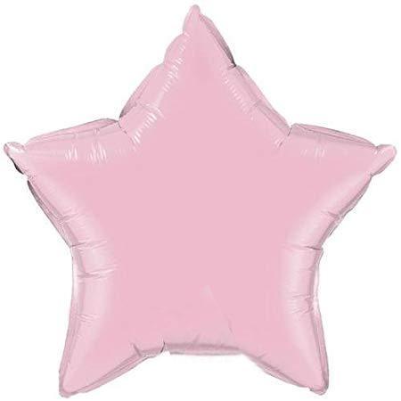 Pink Star Foil Balloons | Helium Balloons | Online Balloonery Qualatex