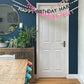 Custom Birthday Banner | Personalised Happy Birthday Bunting Pretty Little Party Shop