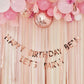Personalised Rose Gold Bunting | Letter Banner UK Ginger Ray