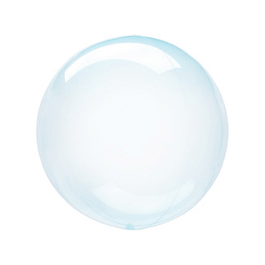 Blue Crystal Clearz Transparent Balloon | Clear Bubble Event Balloons Amscan
