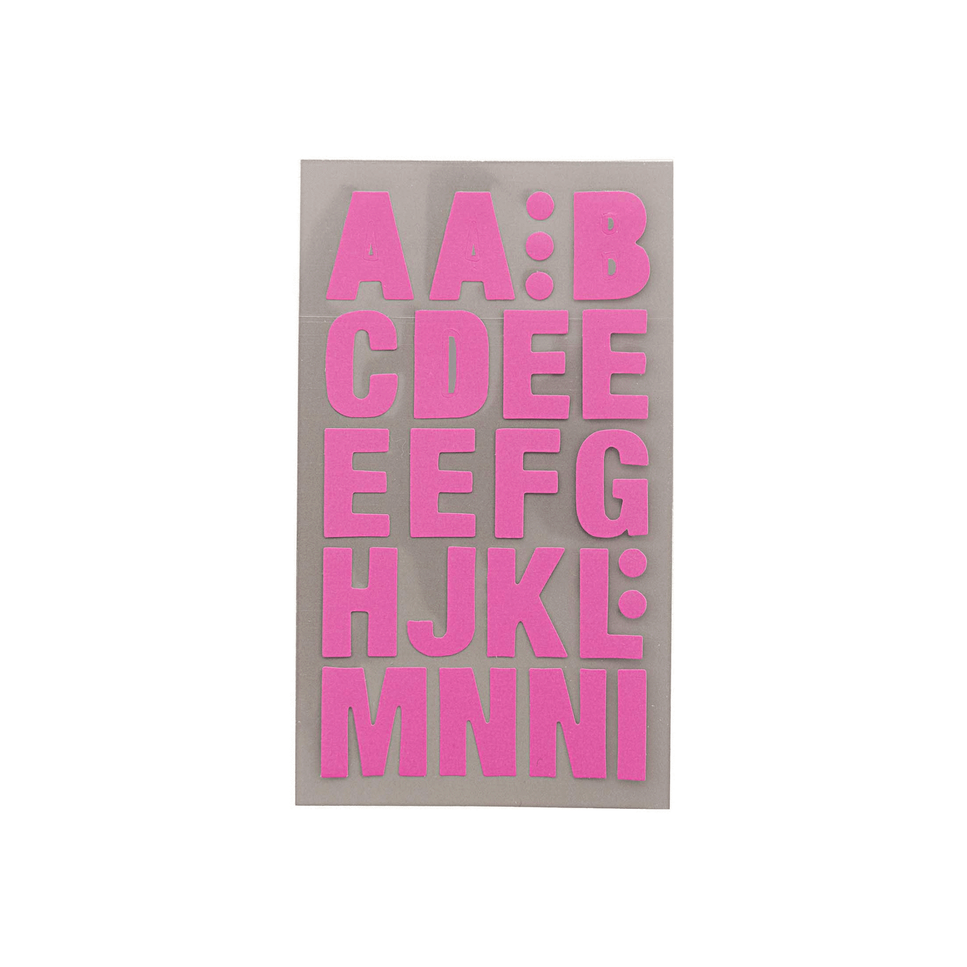 Pink Neon Alphabet Letter Stickers | Party Crafts Rico Design