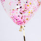Confetti Balloons | Pink Sprinkle Confetti Filled Balloons UK Pretty Little Party Shop