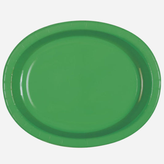 Green Serving Platters | Disposable Party Platters | Pretty Little Party  Unique