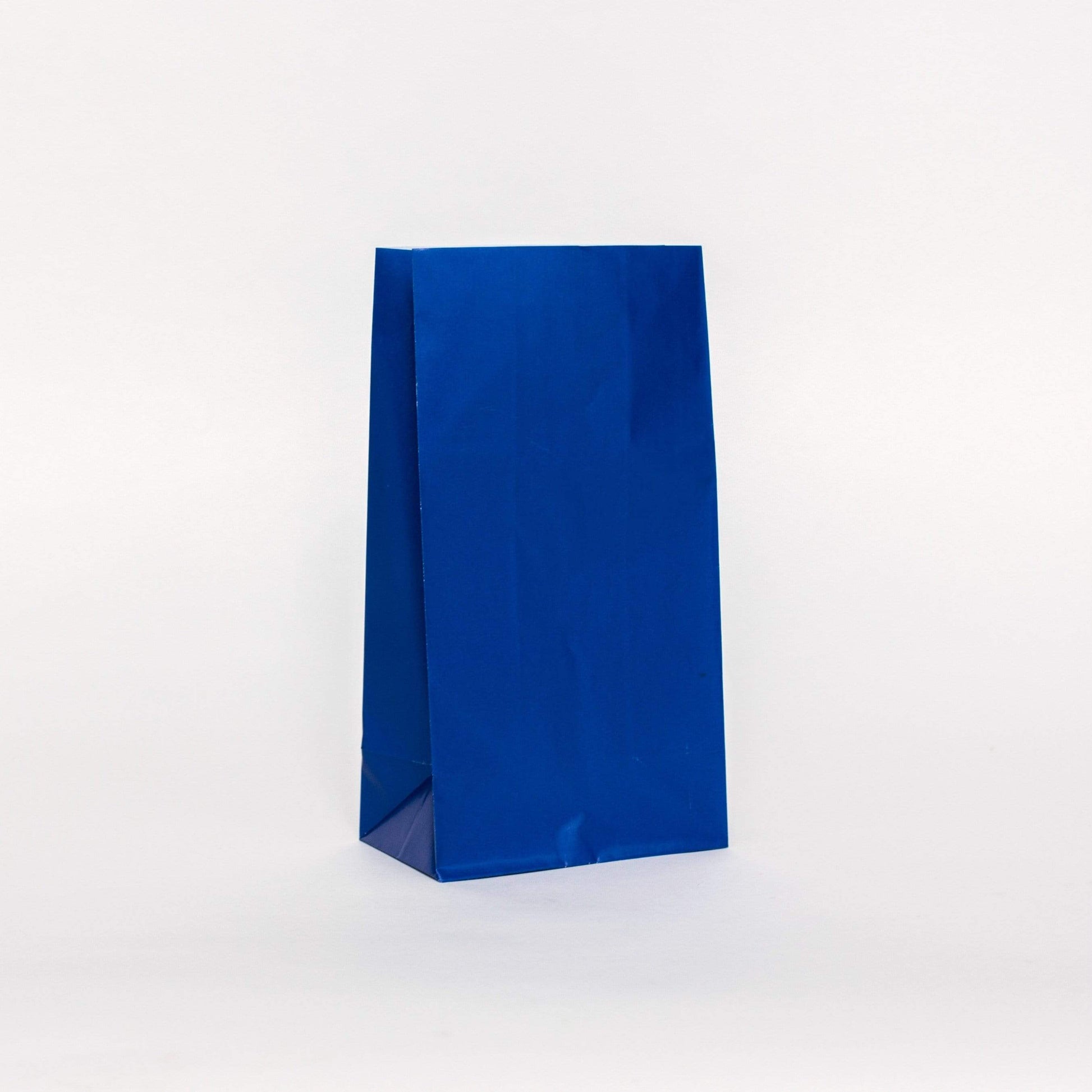 Blue Party Bags | Solid Colour Paper Bags | Treat Bags  Unique