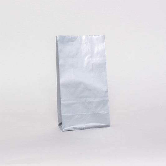 Silver Party Bags | Solid Colour Paper Bags | Treat Bags  Unique