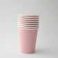 Pastel Pink Paper Cups | Plain Party Cups and Plates | Solid Colour ...