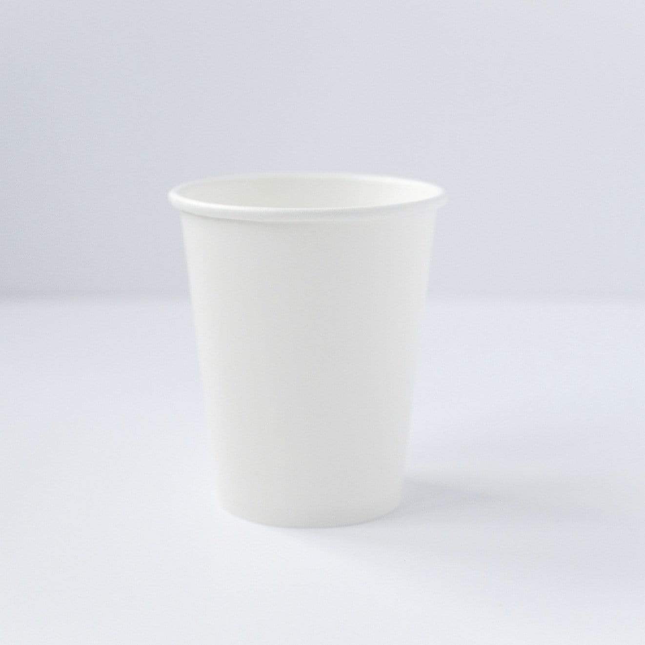 Plain white paper best sale cups