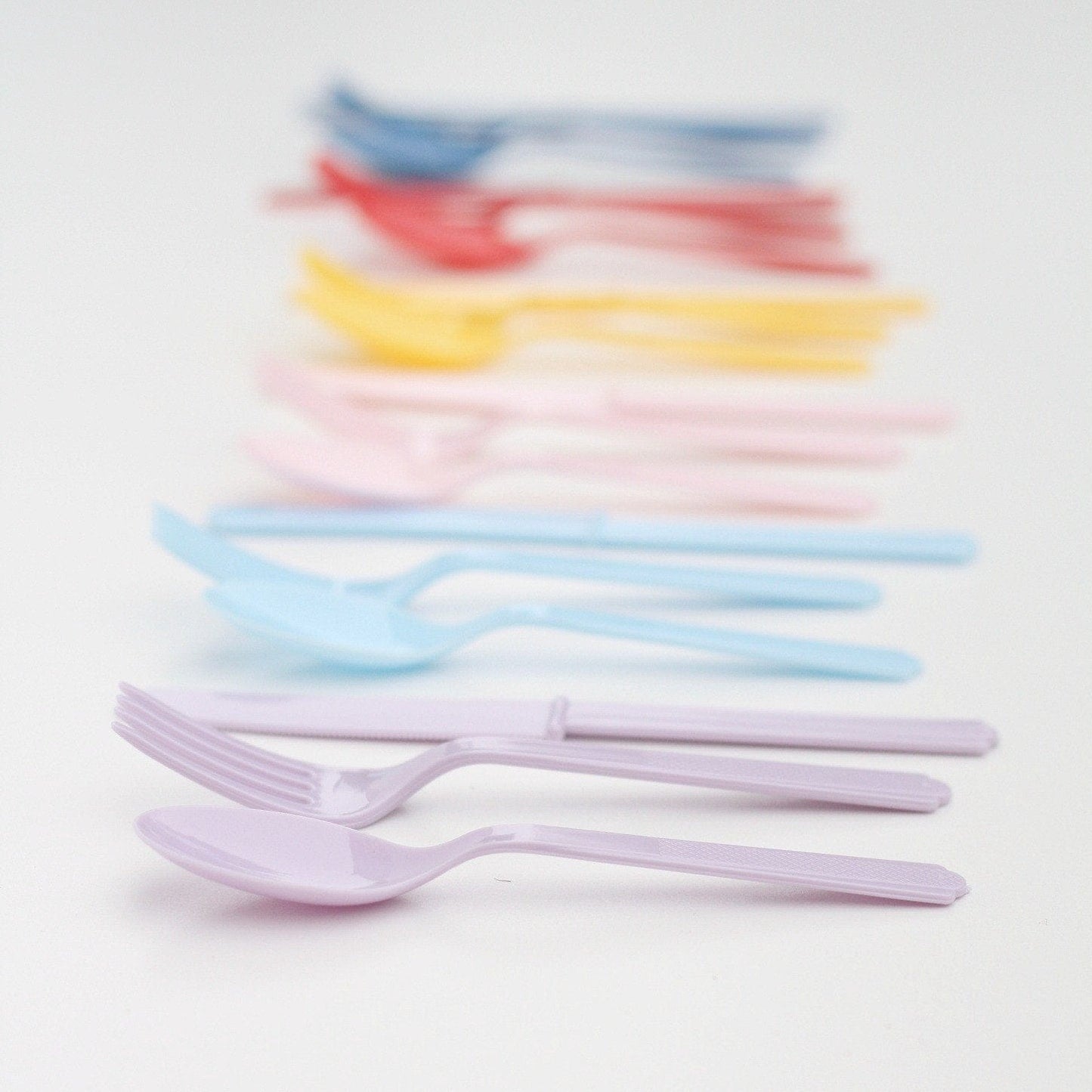 Gold Plastic Cutlery | Disposable Party Utensils Unique