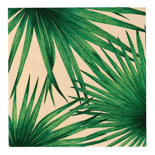 Pretty Tropical Print Palm Napkins | Talking Tables Talking Tables
