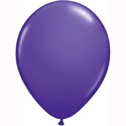 Purple Balloons | Plain Latex Balloons | Online Balloonery Qualatex