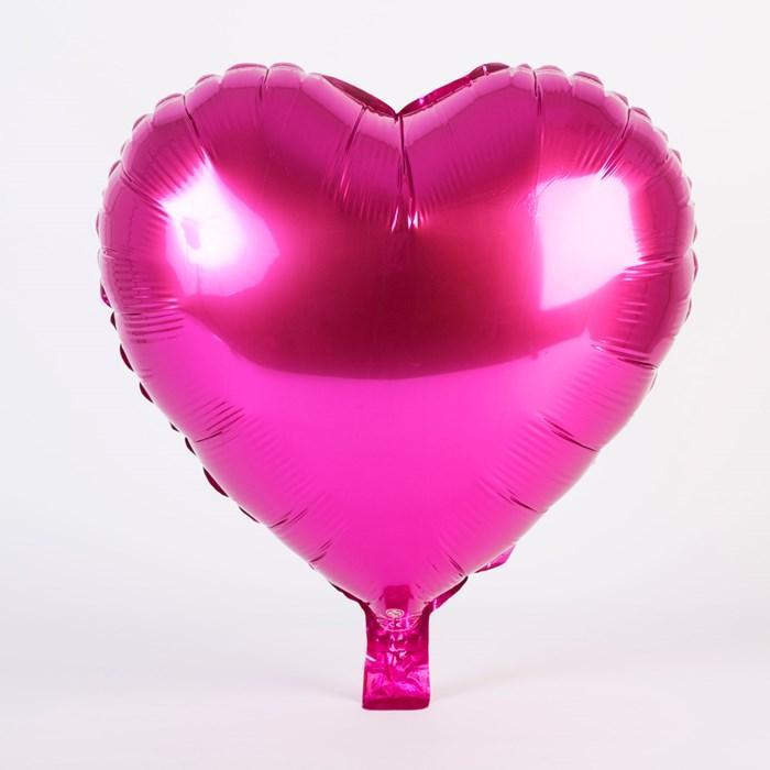 Raspberry Pink Heart Foil Balloon 18" | Foil Balloons Qualatex
