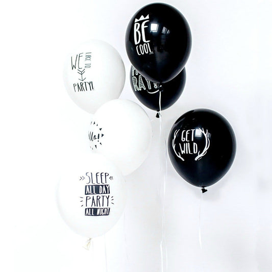 Ready To Party | Go Wild | Hello Party | Unique Party Balloons UK Party Deco