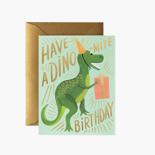 Rifle Paper Co Card - Dinosaur | Birthday Cards Online UK Rifle Paper