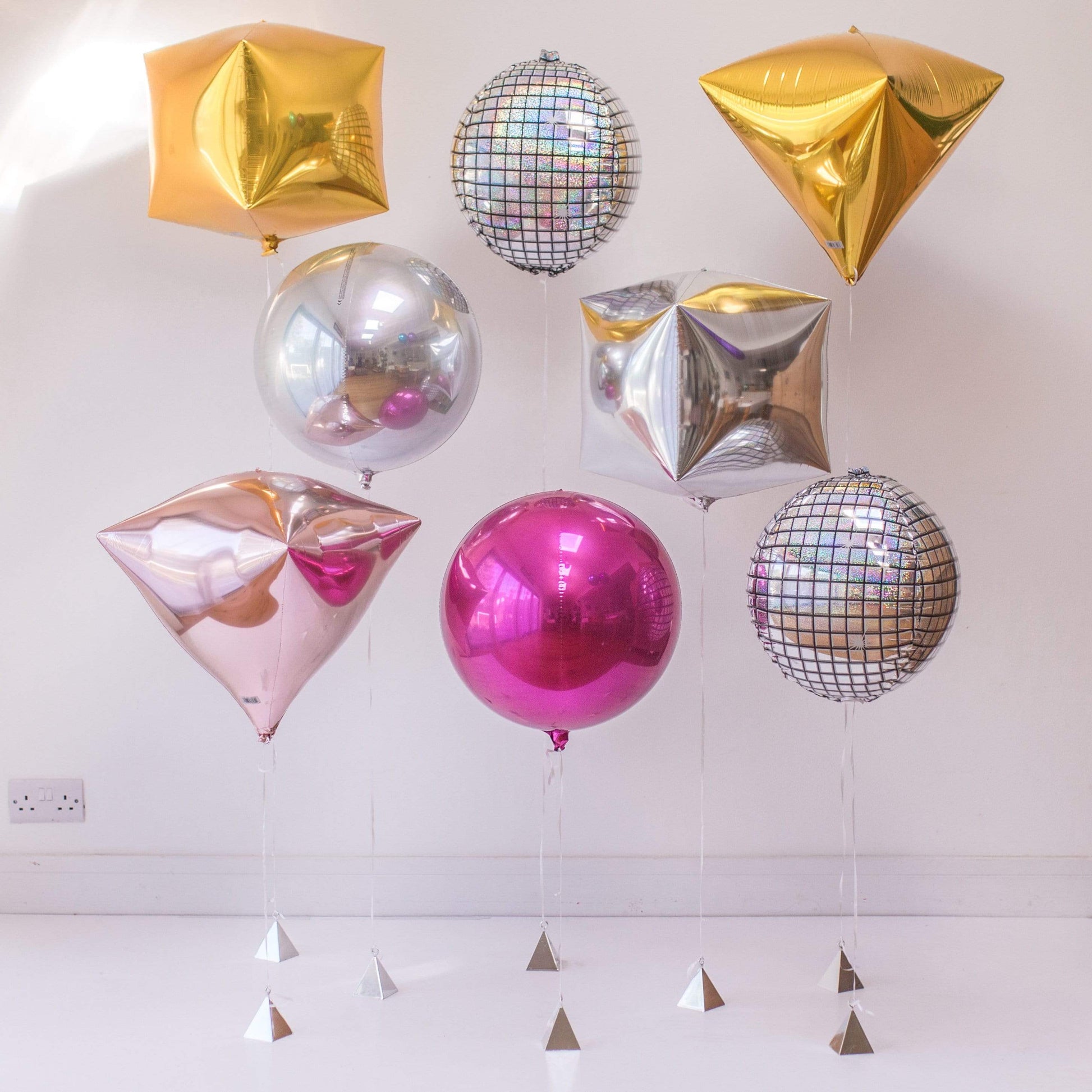 Rose Gold Diamondz Balloons 16" | Event balloons UK | Helium balloons Anagram