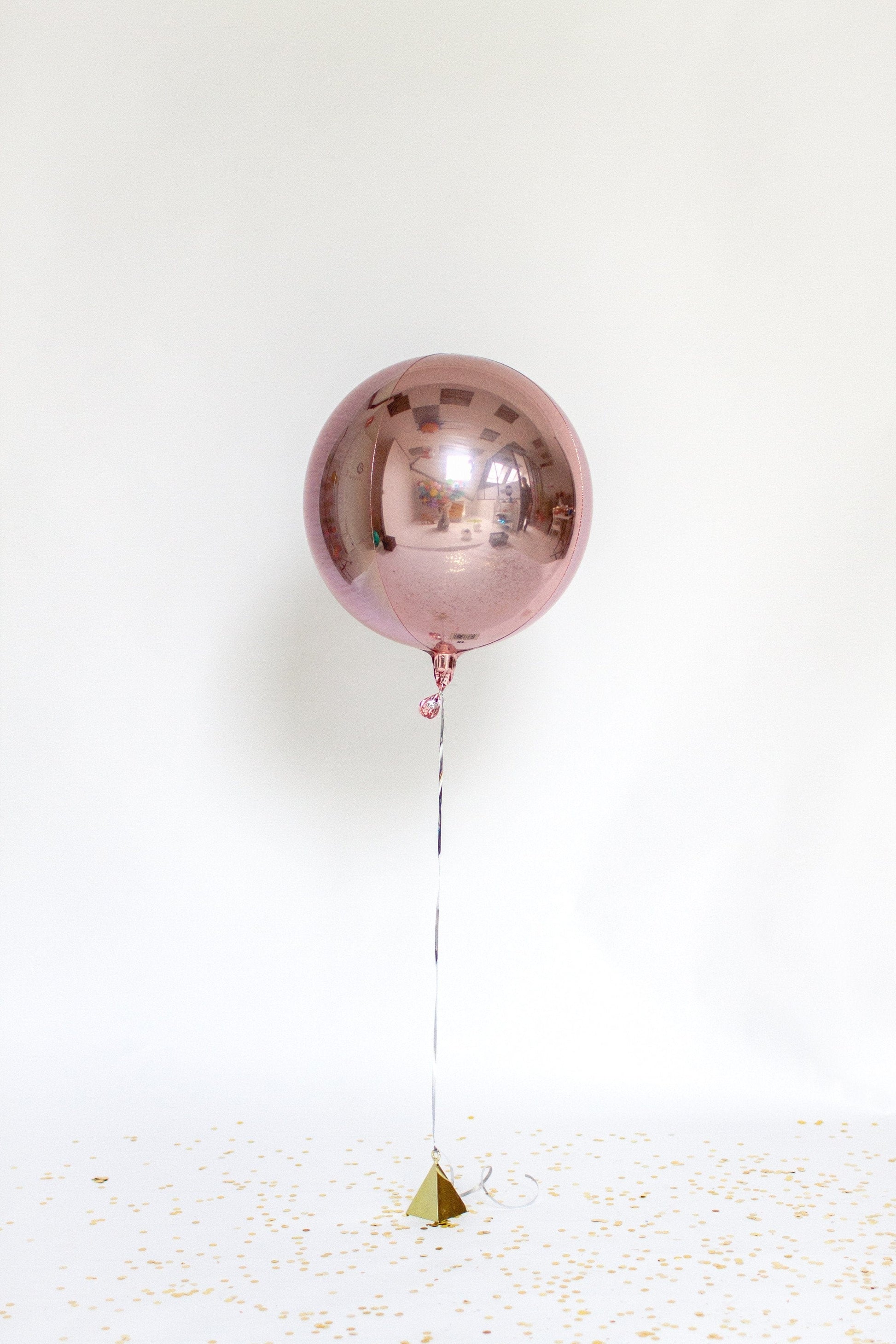 Orb Balloons | Rose Gold Orbz Balloons | Helium Balloons for Events Anagram
