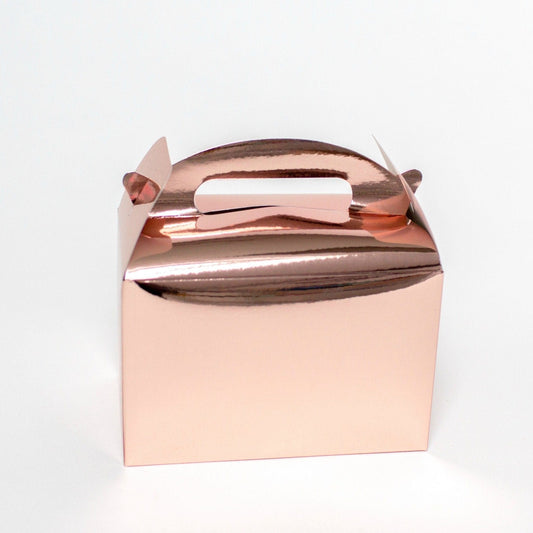 Rose Gold Party Lunch Boxes | Party Boxes & Party Food Ideas Online UK Oaktree UK