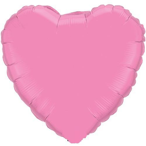 Rose Pink Heart Foil Balloon | Foil balloons Online UK Qualatex